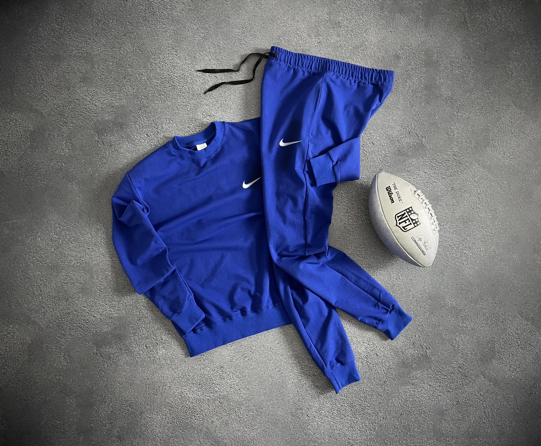Комплект свитшот Nike весна/осень хлопковый удобный и повседневный для города костюм