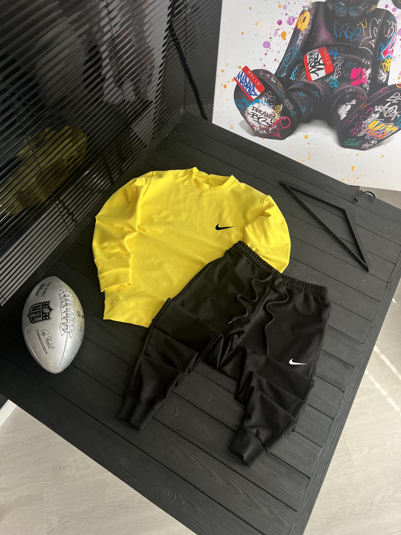 Комплект свитшот + штаны Nike трикотажный демисезонный качественный и трендовый на каждый день костюм