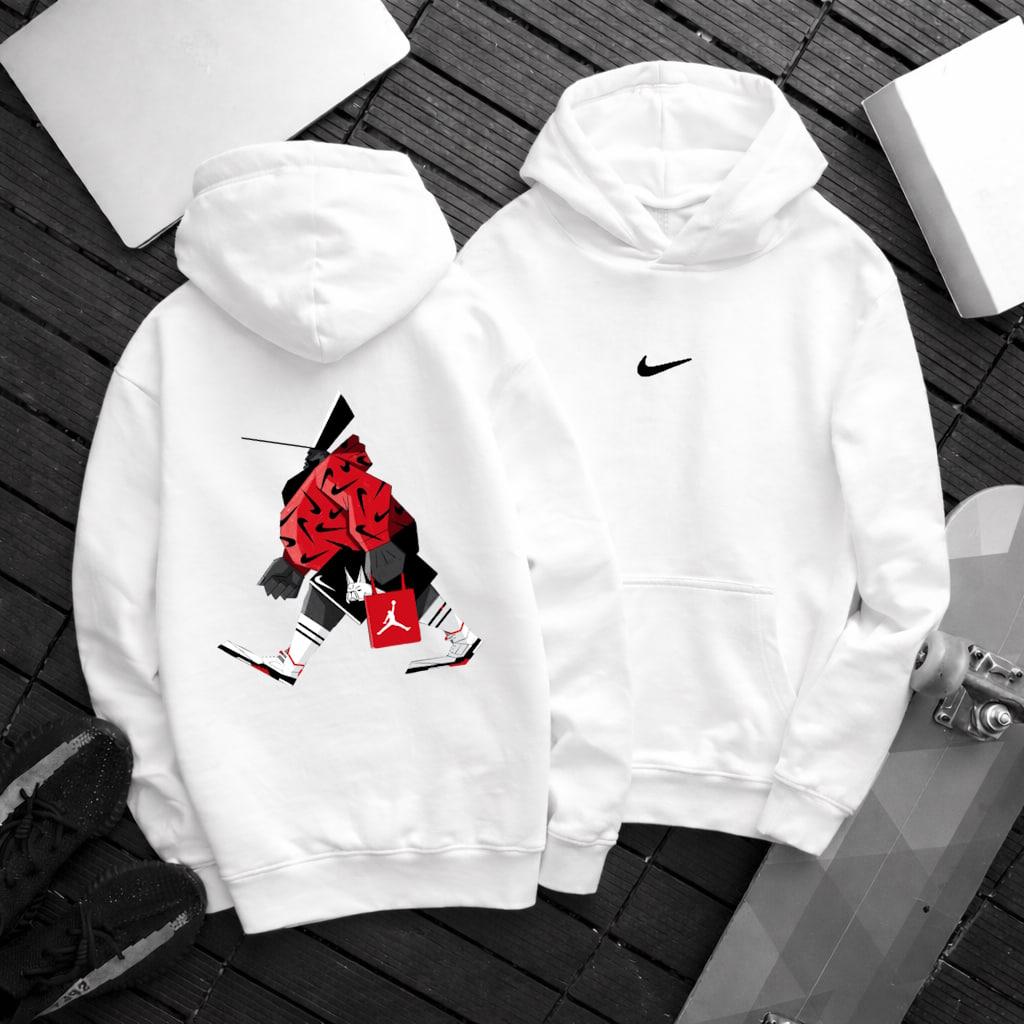 Худи петля Nike мужское хлопковое всесезонное модное и базовое с капюшоном для отдыха