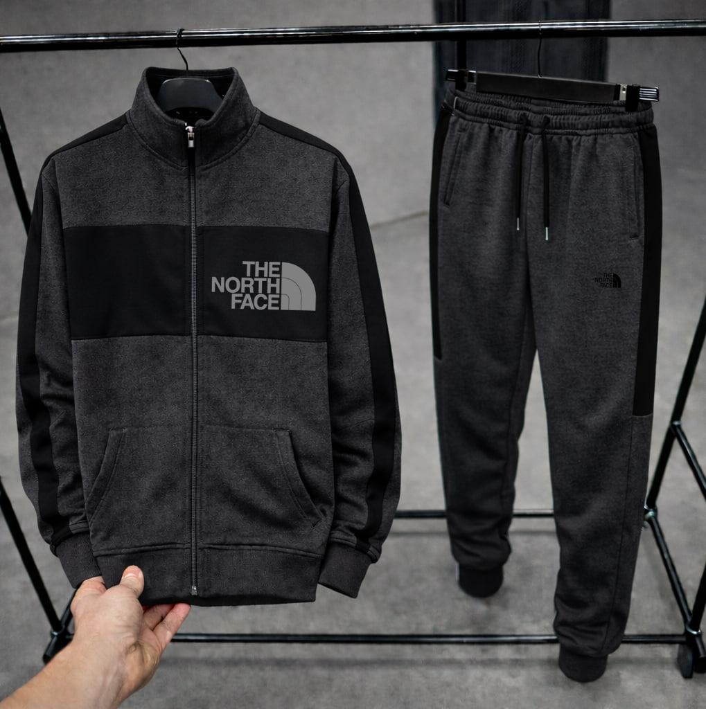 Комплект олимпийка The North Face трикотажный демисезонный качественный и базовый на подарок костюм