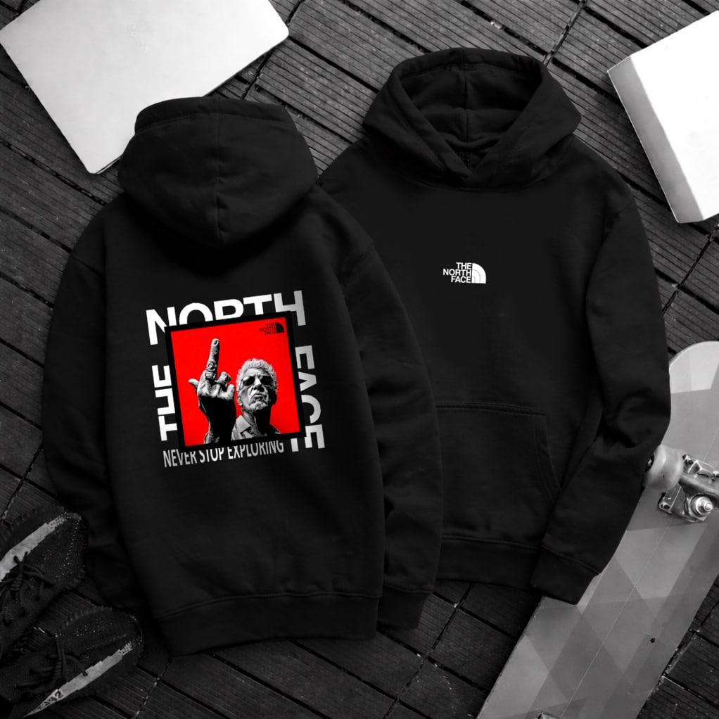 Худи Петля The North Face мужское хлопковое всесезонное модное с капюшоном в стиле casual