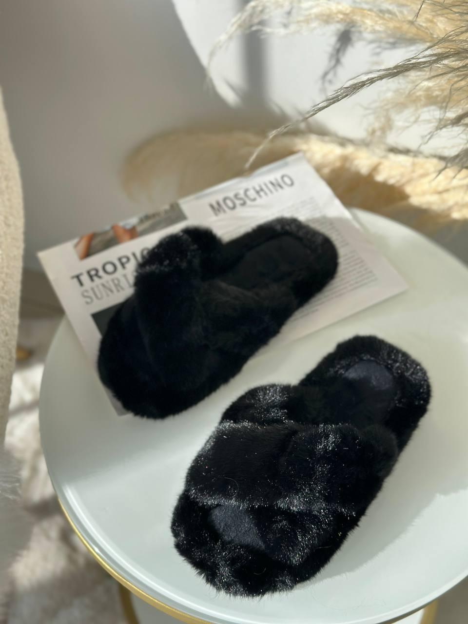 Кімнатні тапочки KT1012 (Чорні)