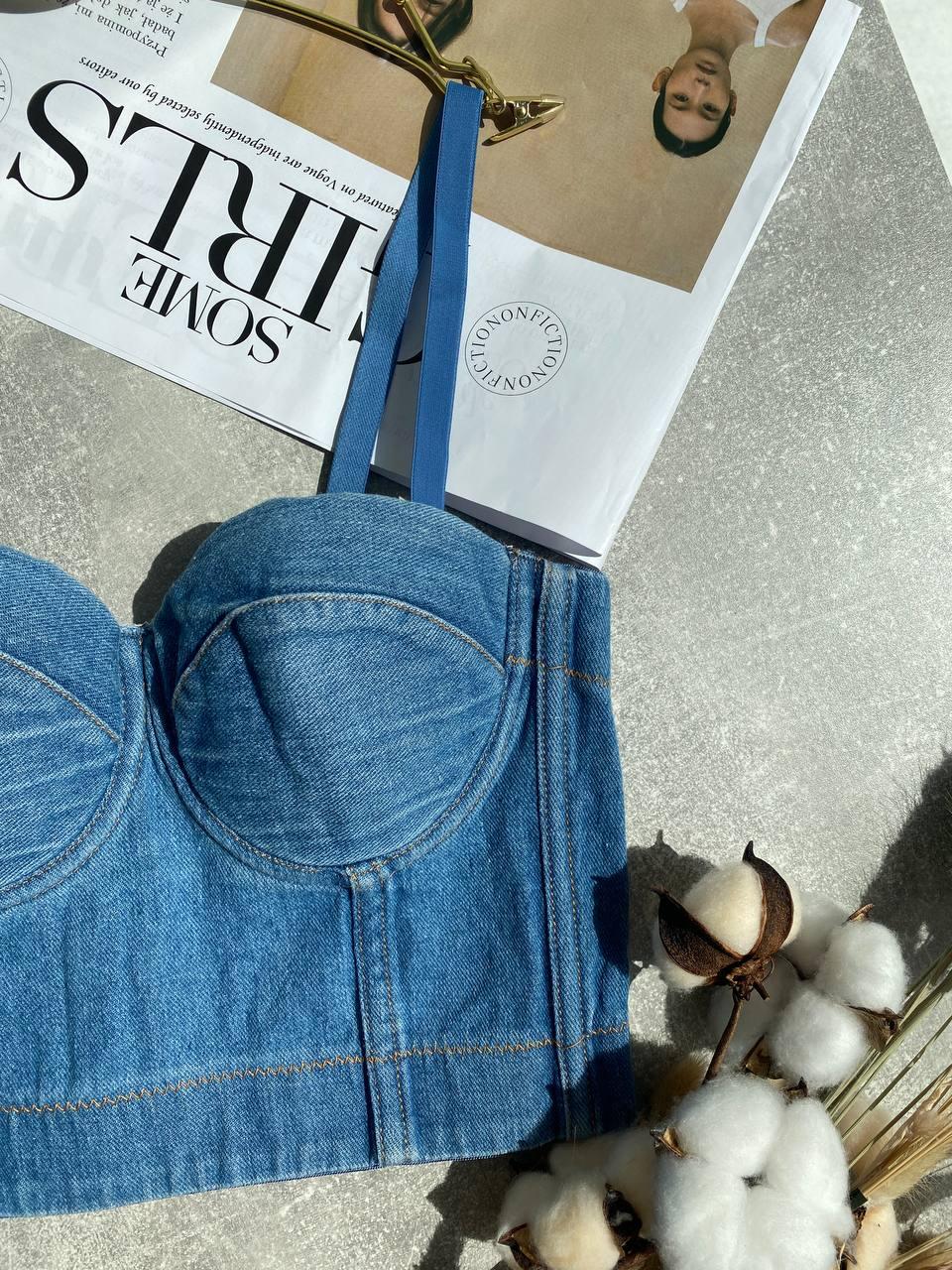 Топ DO2442 (Джинс)