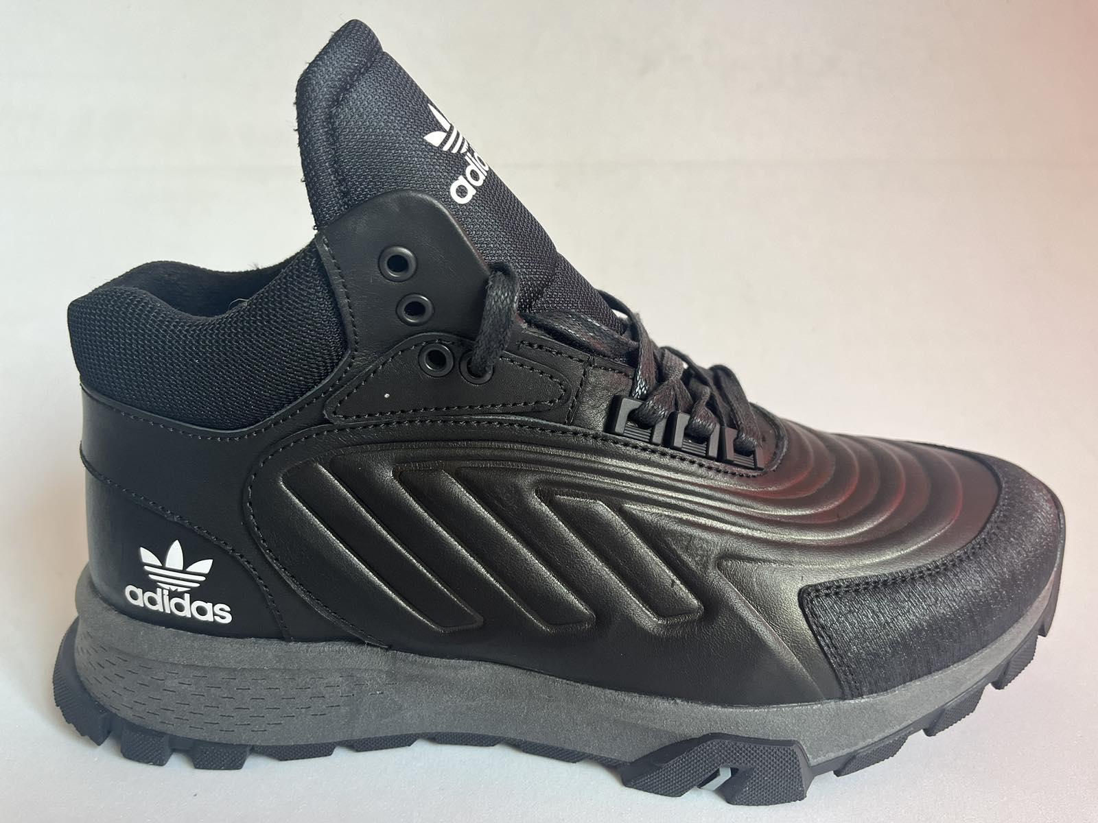 Кожаные мужские зимние ботинки 2