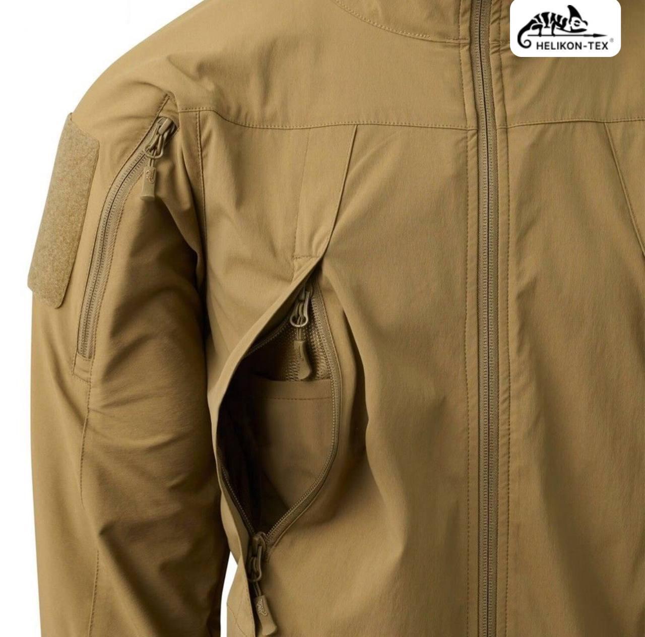 Куртка Helikon Trooper StormStretch Softshell MK2 Coyote - фото 9