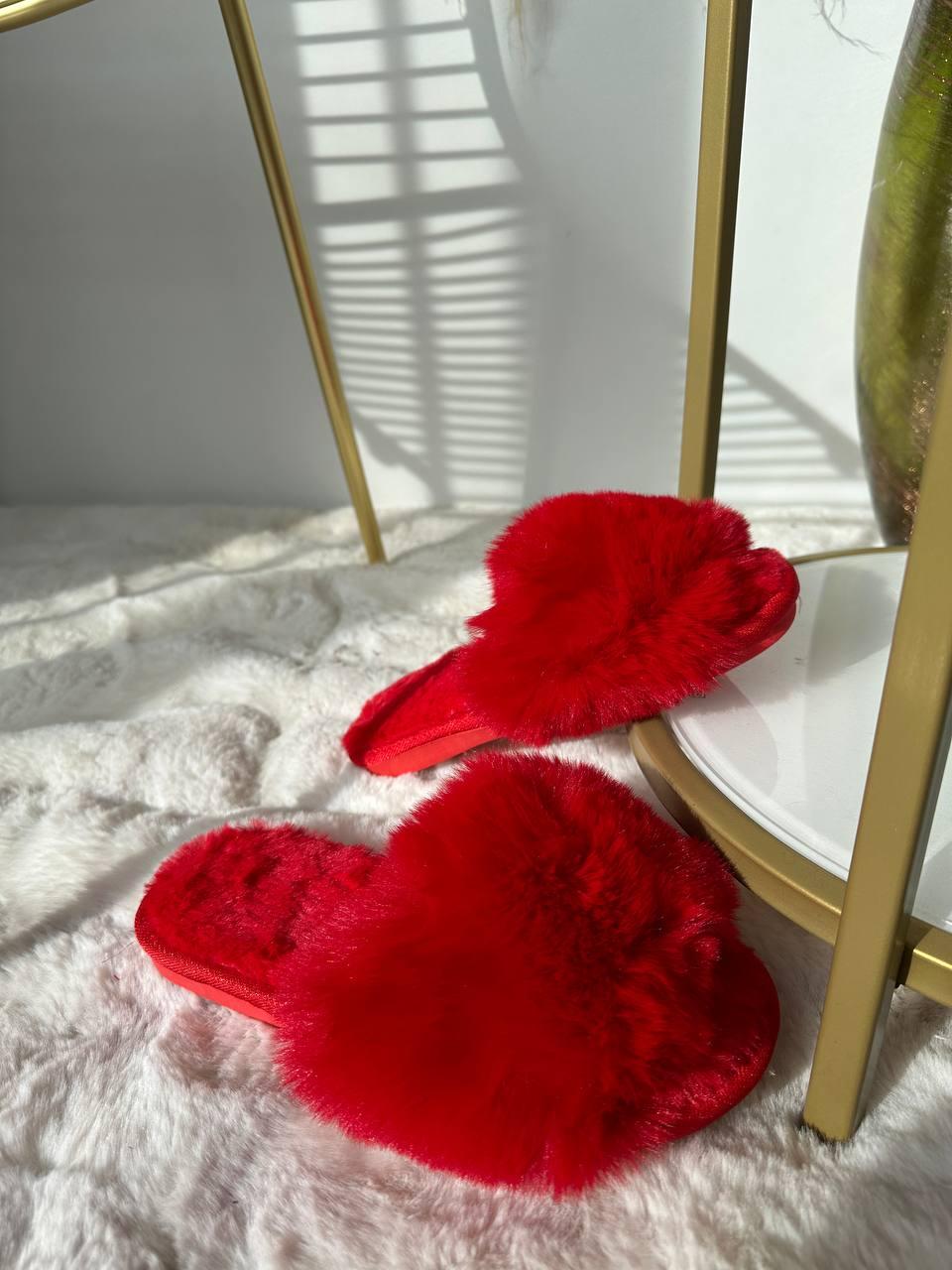 Кімнатні тапочки VZ1018/1 (Червоні)