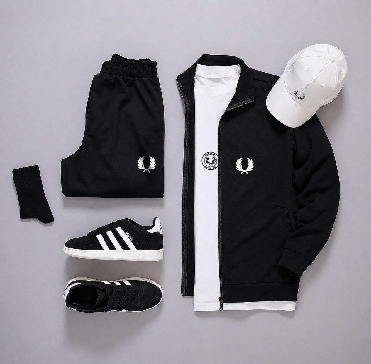 Весняний сет Fred Perry для повседневной носки костюм комплект одежды