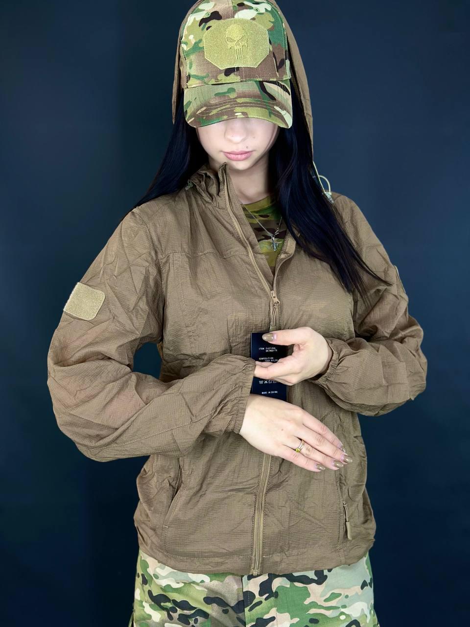Ультралегка жіноча куртка-вітровка TACTICAL - фото 8