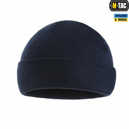 М-Тас Шапка тонка в'язка 100% акрил Dark Navy Blue