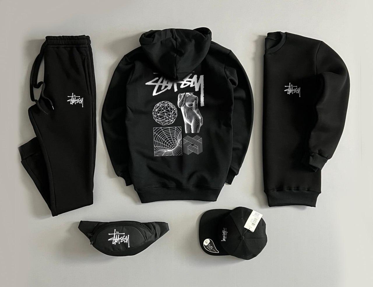 Зимняя коллекция сету STÜSSY для работы и отдыха