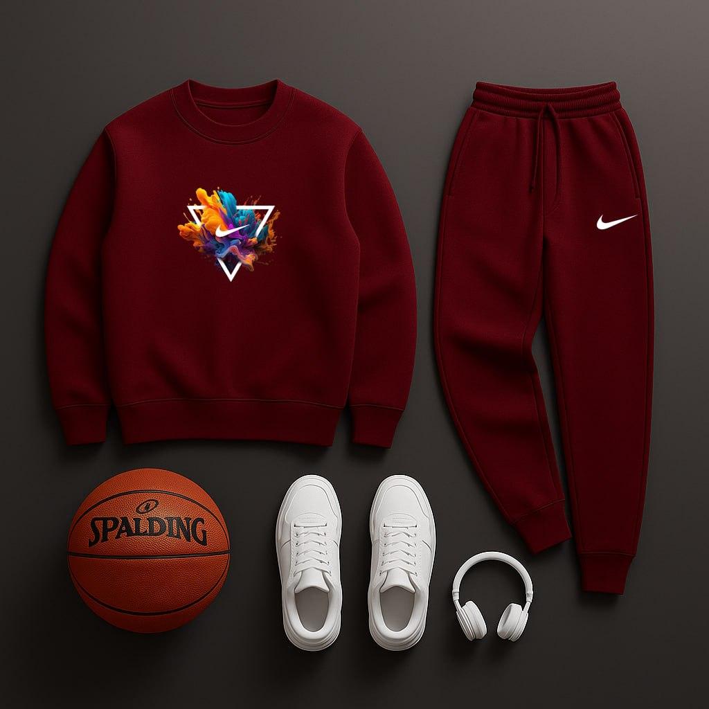Зимние комплекти свитшот Nike для прогулок костюм