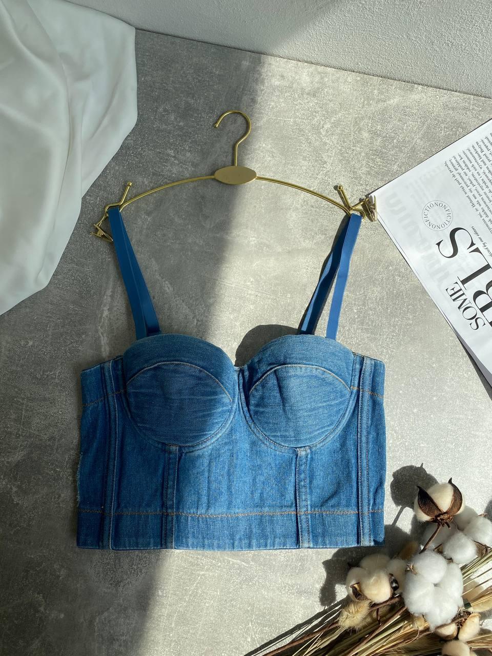 Топ DO2442 (Джинс)