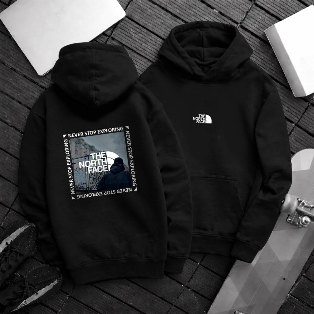 Худи Петля The North Face мужское хлопковое всесезонное универсальное и повседневное с капюшоном на подарок