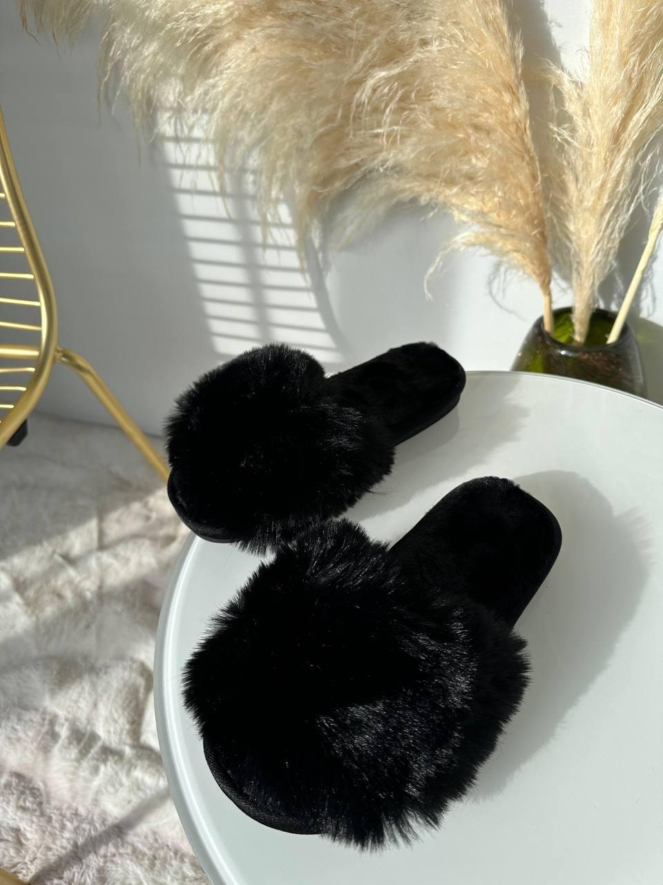 Кімнатні тапочки VZ1018 (Чорні)