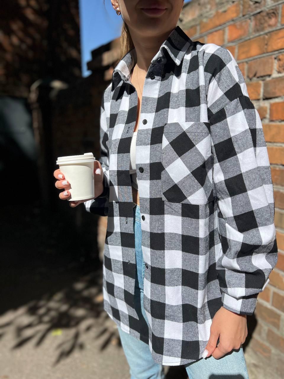 Сорочка KV3007/2 (Чорно-біла)