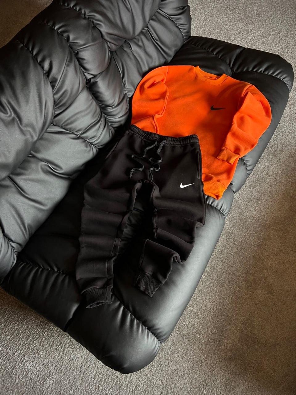 Зимний комплект Nike хлопковый модный и молодежный на подарок костюм