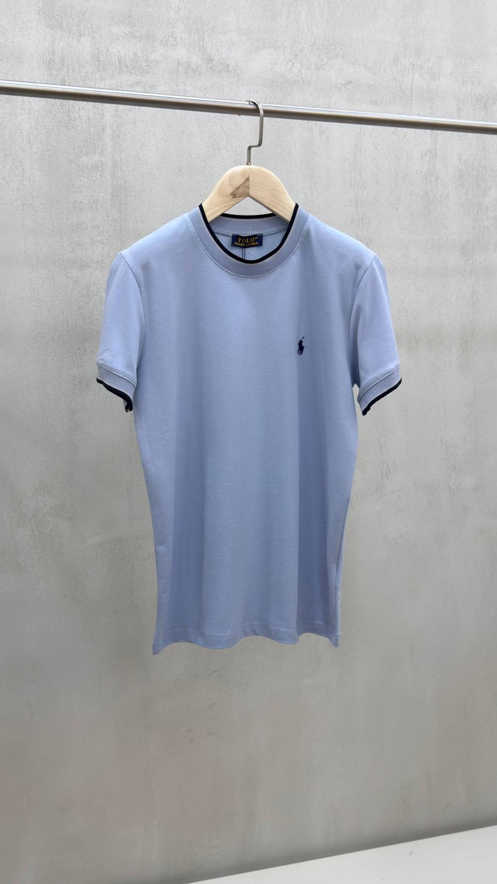 Футболка Polo Ralph Lauren мужская хлопковая летняя трендовая с коротким рукавом прямого кроя тенниска