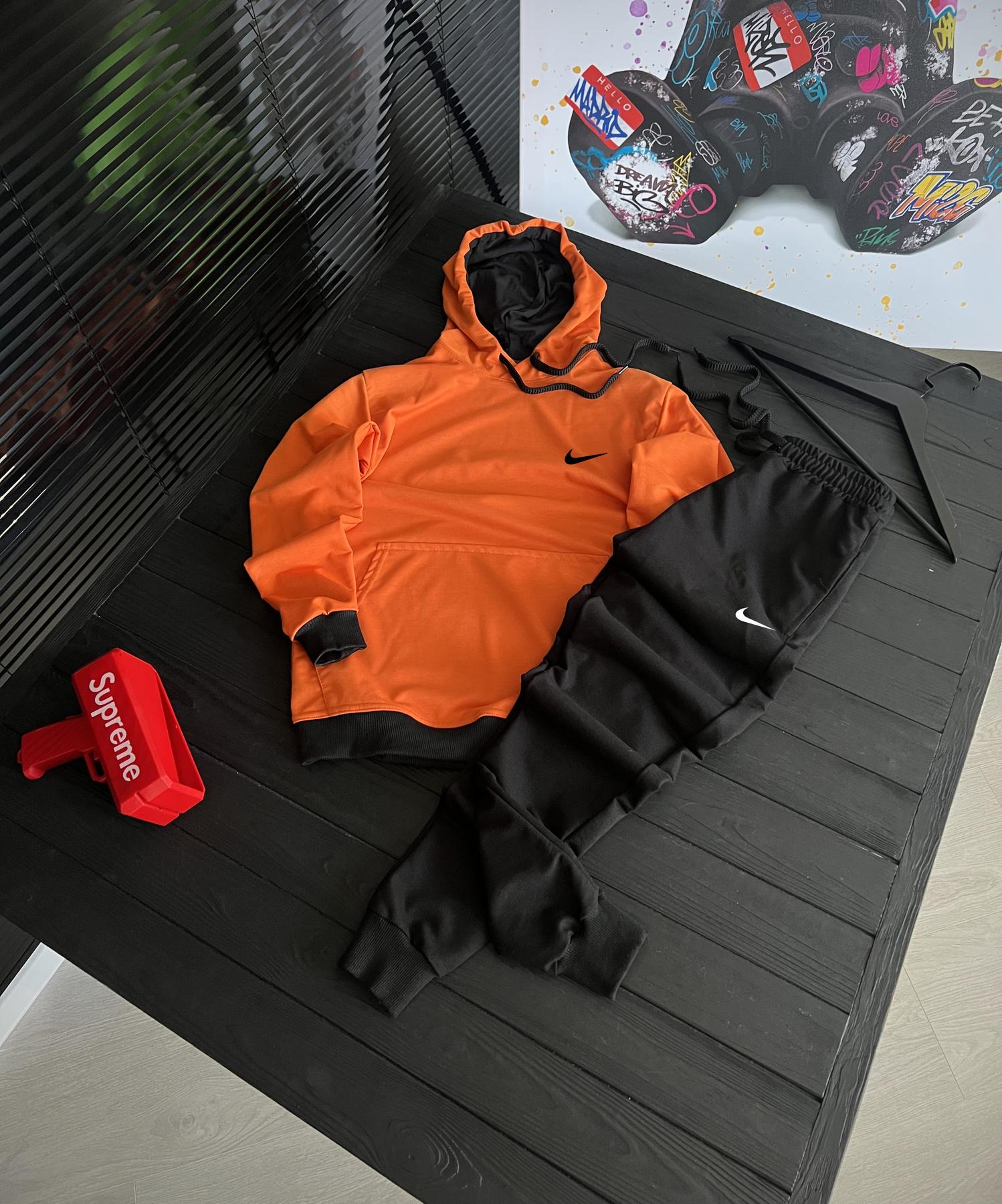 Комплект худі Nike трикотажний демісезонний якісний та молодіжний для зустрічей з друзями костюм