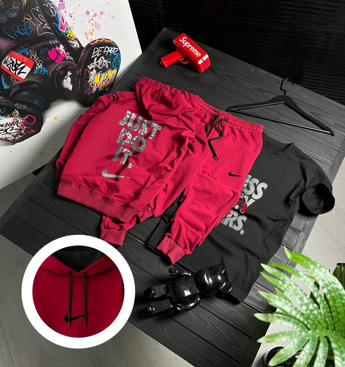 Сет кастомної колекції 3 в 1 nike на каждый день костюм комплект одежды