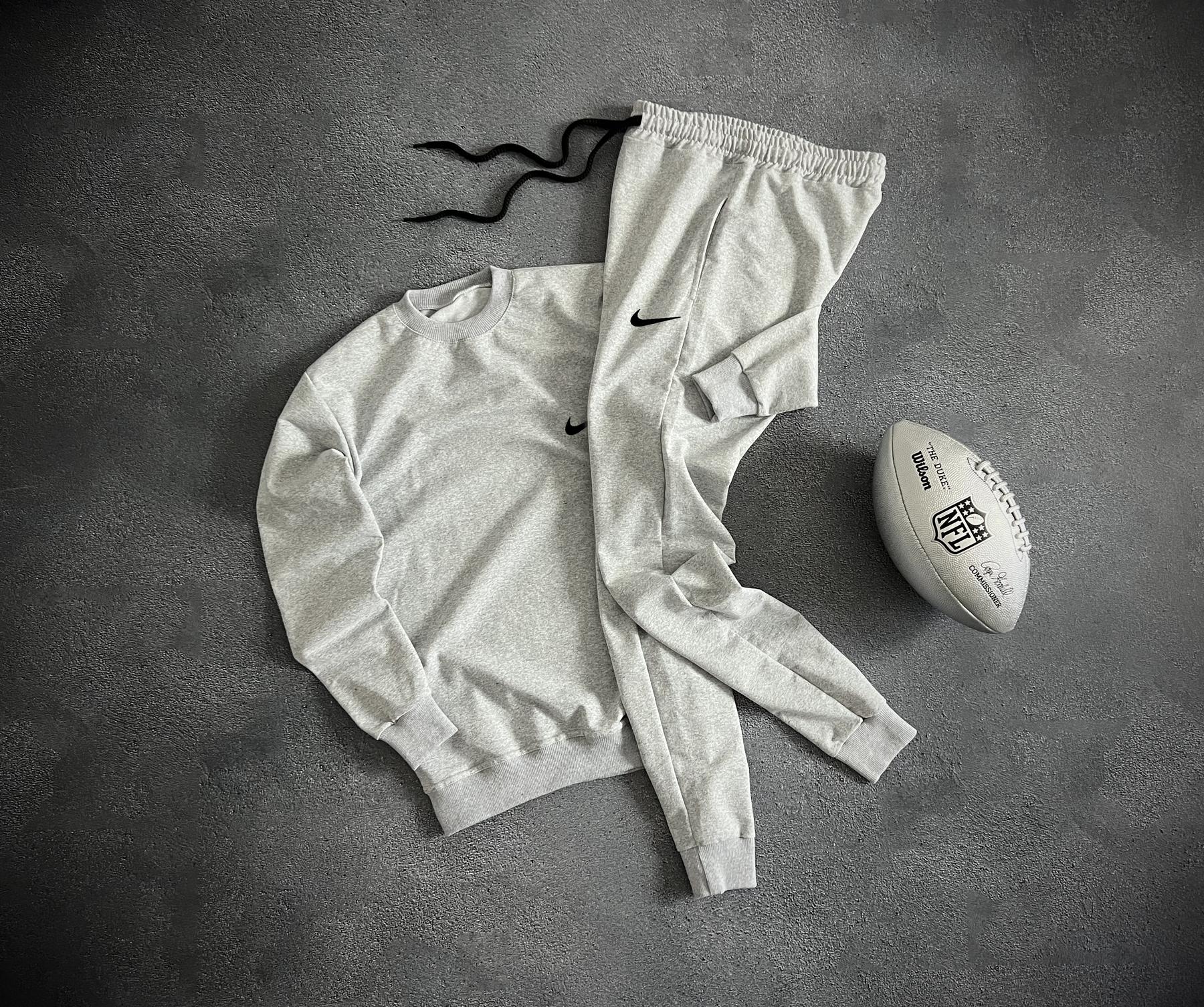 Комплект свитшот Nike весна/осень хлопковый стильный и трендовый в стиле casual костюм