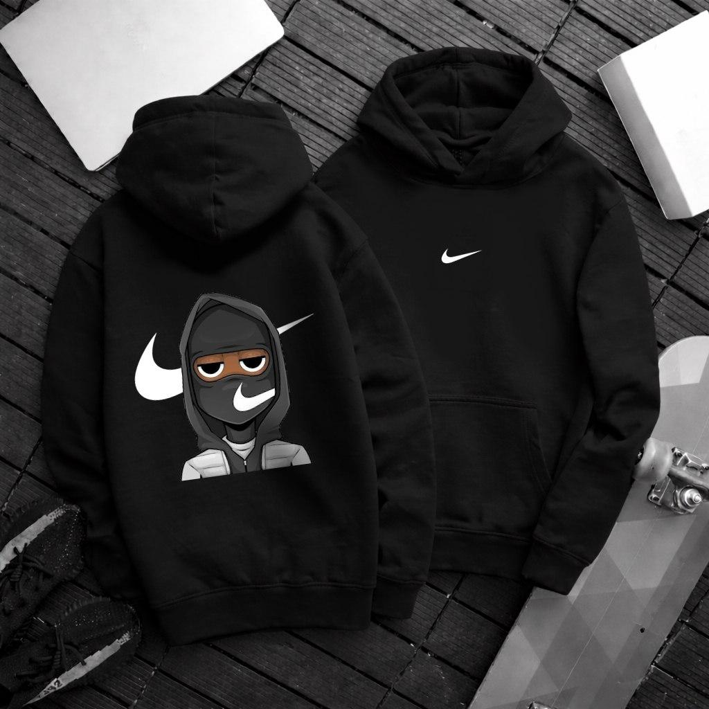 Худи петля Nike мужское хлопковое всесезонное трендовое и актуальное с капюшоном для города