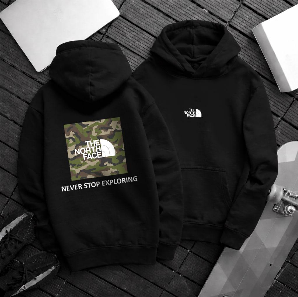 Худи Петля The North Face мужское хлопковое всесезонное удобное и трендовое с капюшоном для учебы и прогулок