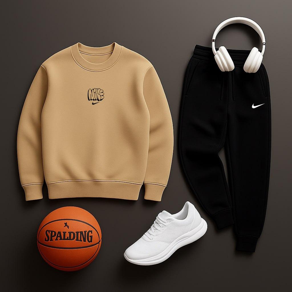 Зимові комплекти світшот+штани Nike на прогулянку костюм