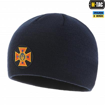 М-Тас Шапка ДСНС тонка в'язка 100% акрил Dark Navy Blue