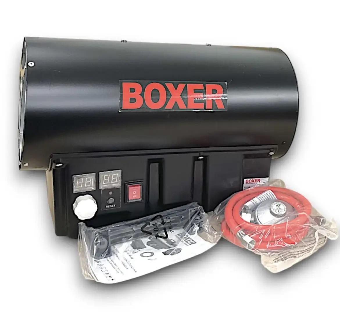 Газовий обігрівач BOXER BX-348, 40 кВт зі шлангом та редуктором