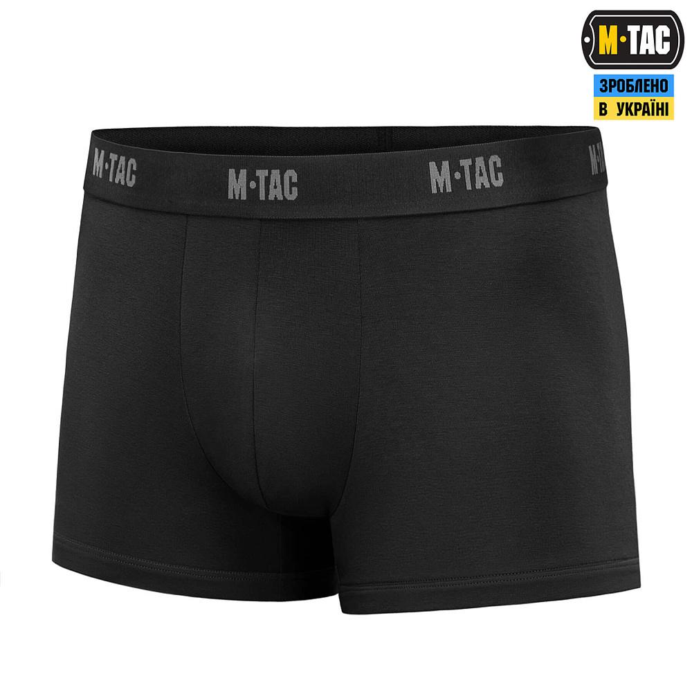 М-Тас Труси Men Cotton Stretch Boxer Briefs Black