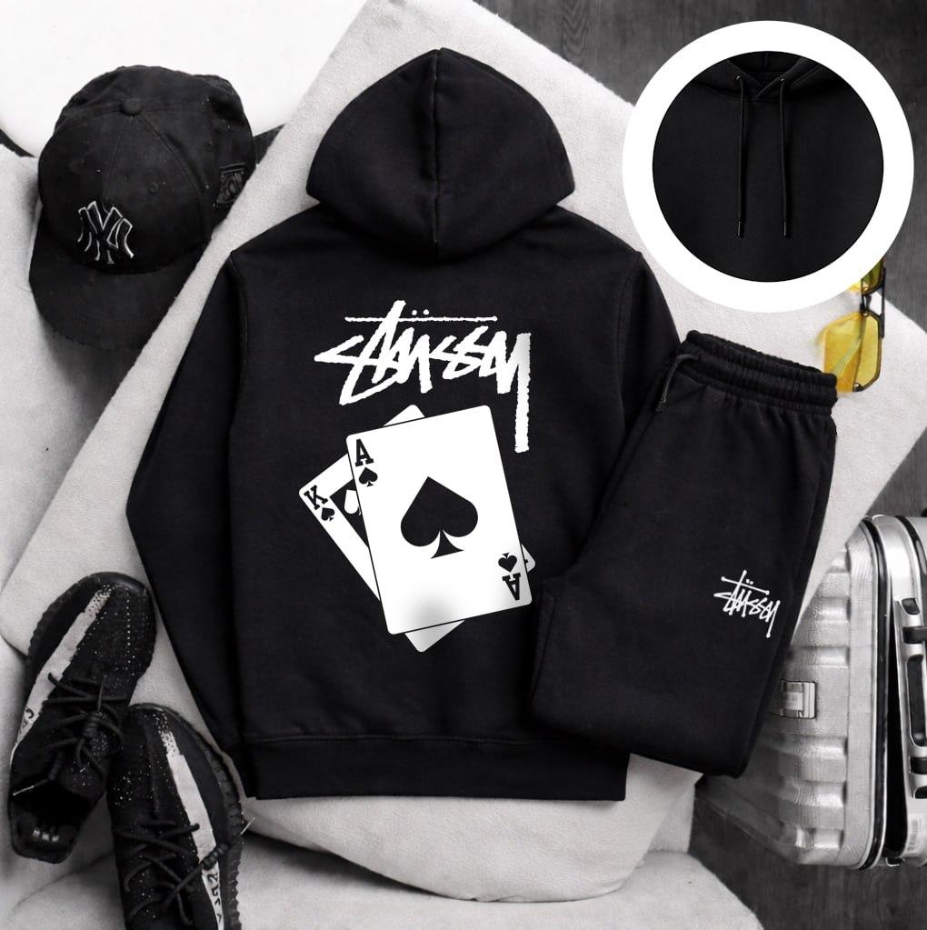 Комплекти овер Stussy для встреч с друзьями костюм
