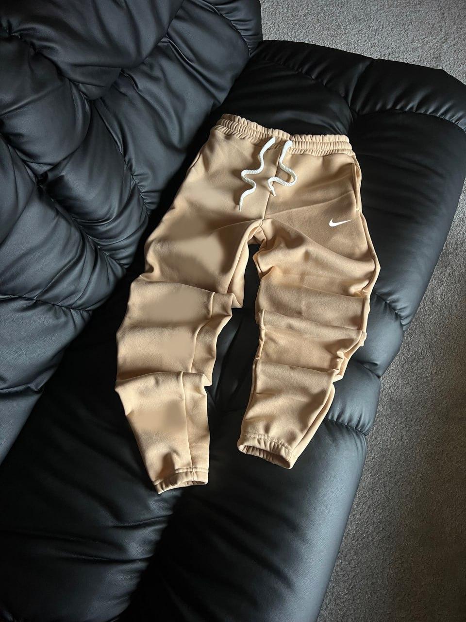 Зимові штани Nike чоловічі бавовняні практичні та молодіжні на подарунок брюки