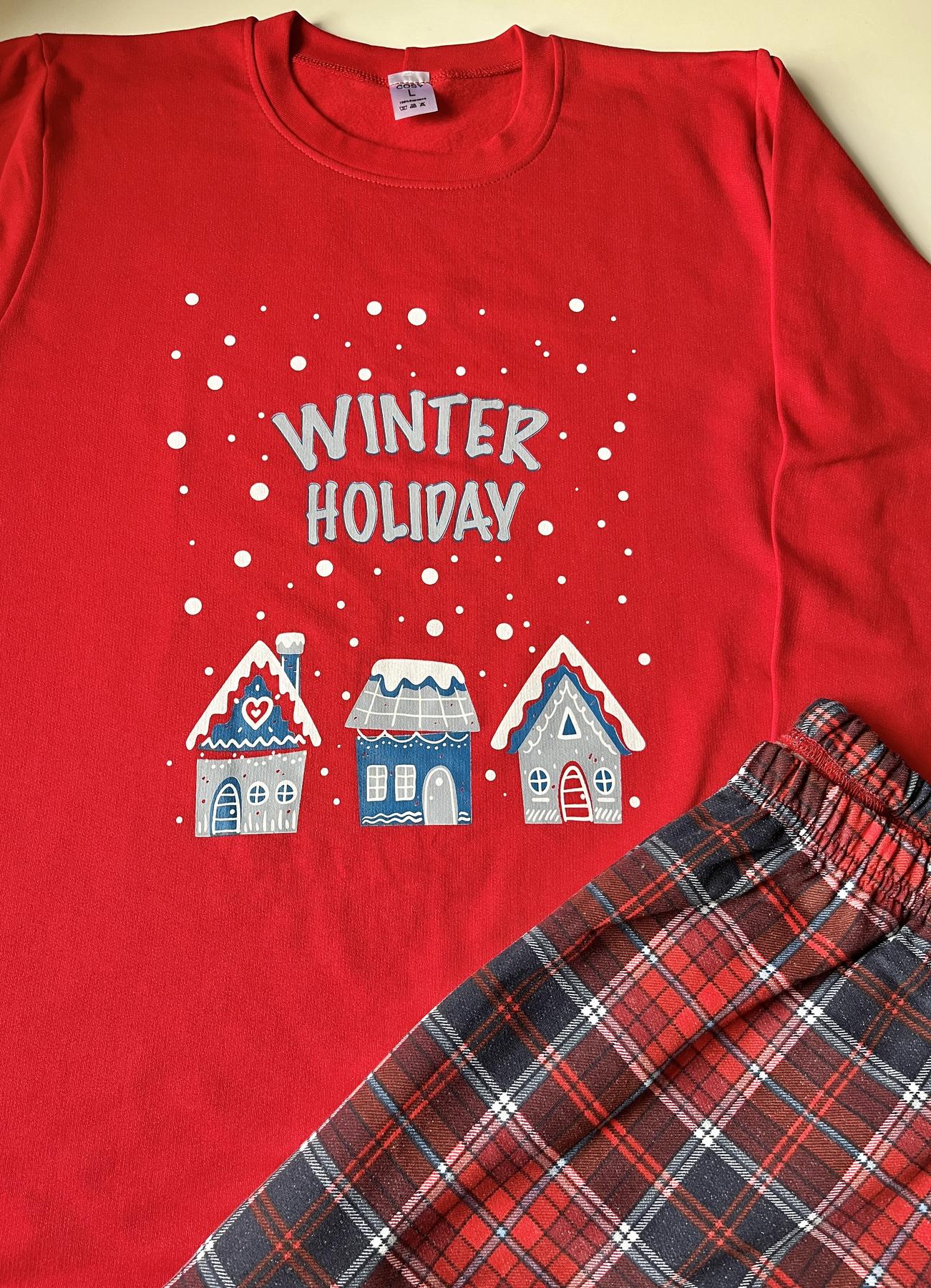 Піжама дитяча тепла "Winter Holiday" - фото 4