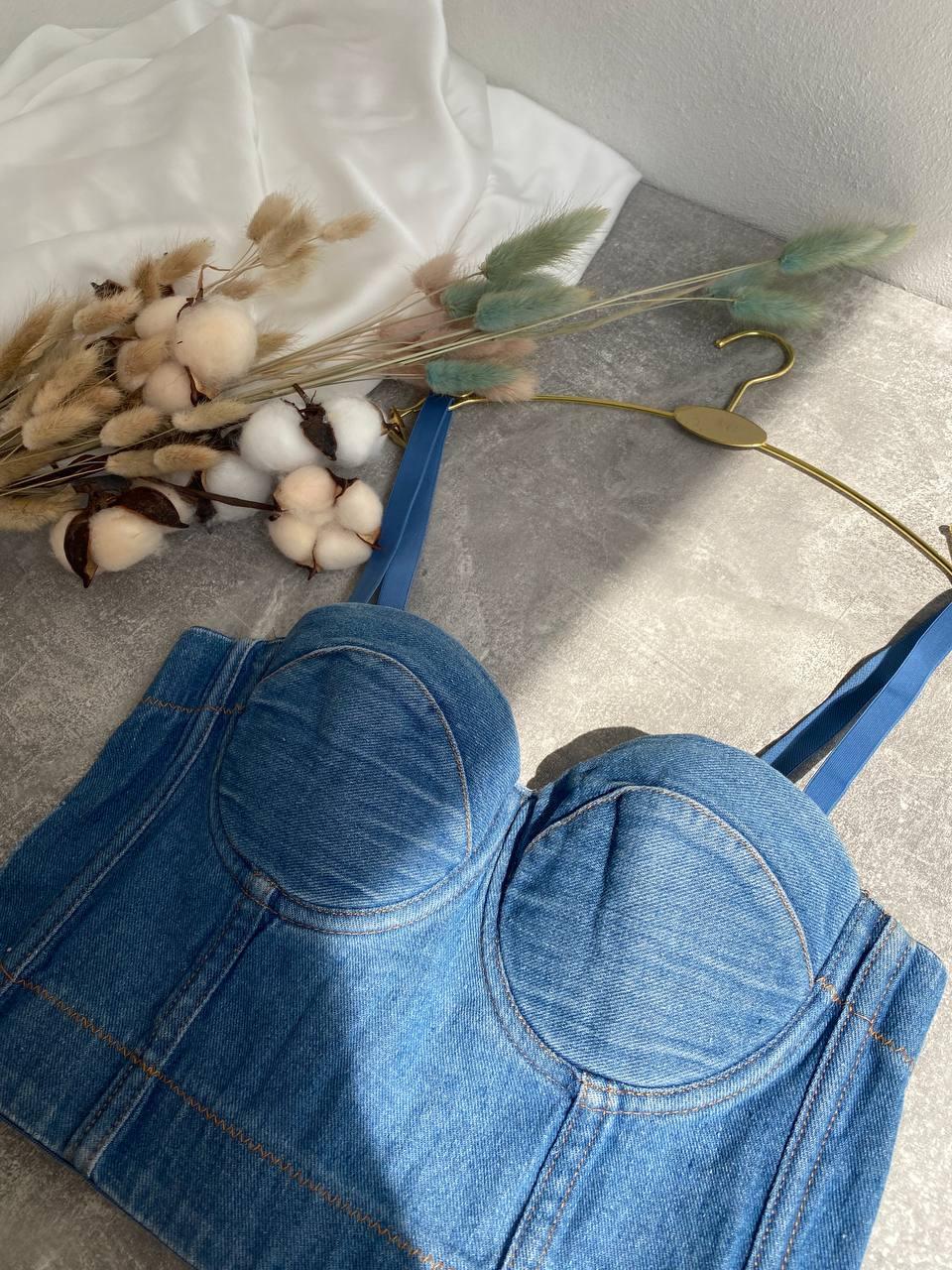 Топ DO2442 (Джинс)