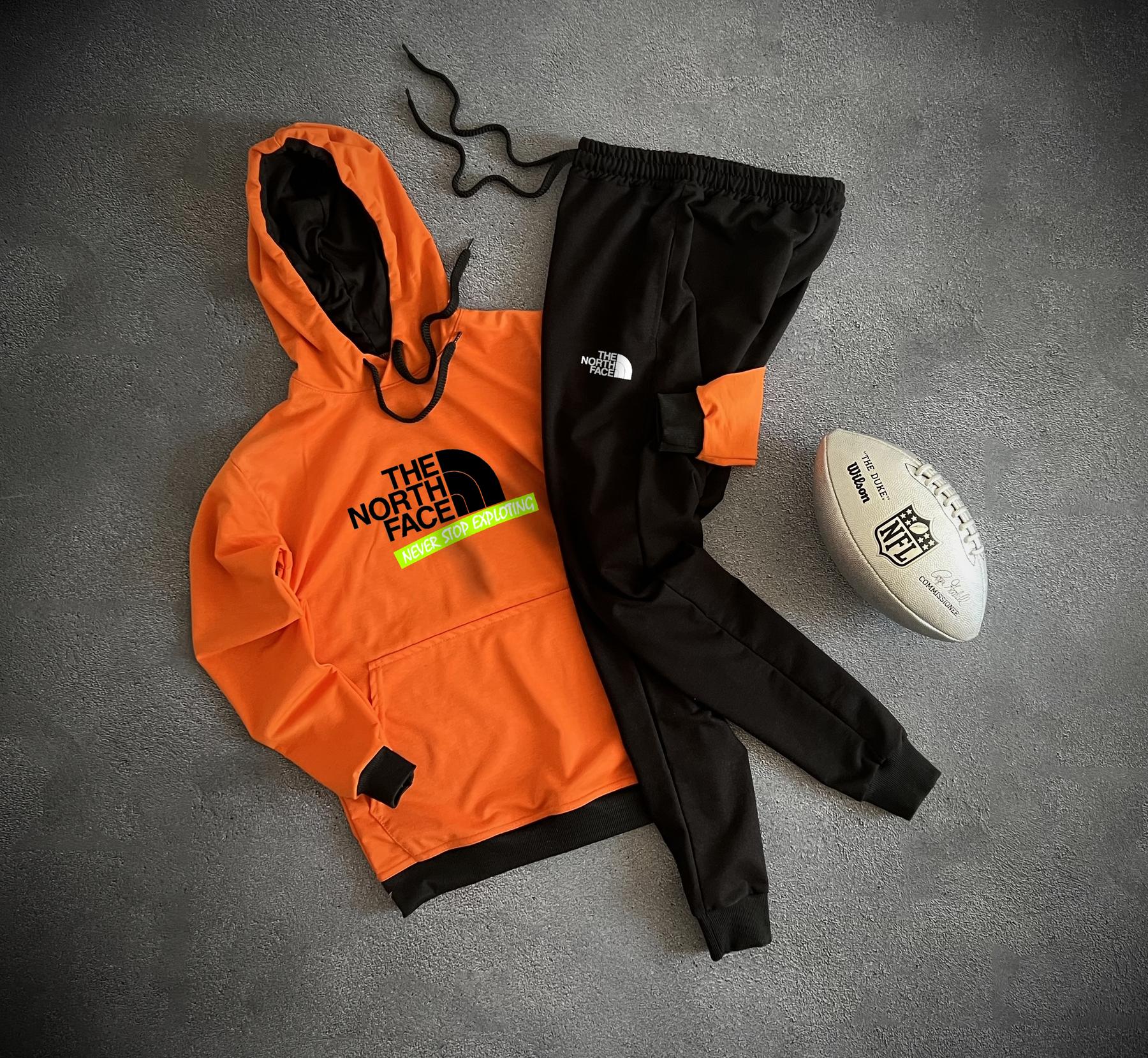 Комплект худі The North Face весна/осінь бавовняний стильний та якісний для роботи та відпочинку костюм