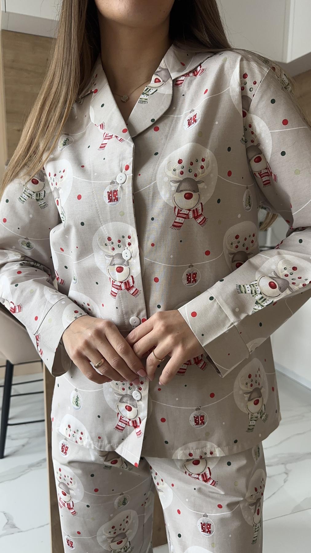 Піжама жіноча "Магія Різдва" з попліну COSY, 3-ка "Магія Різдва"