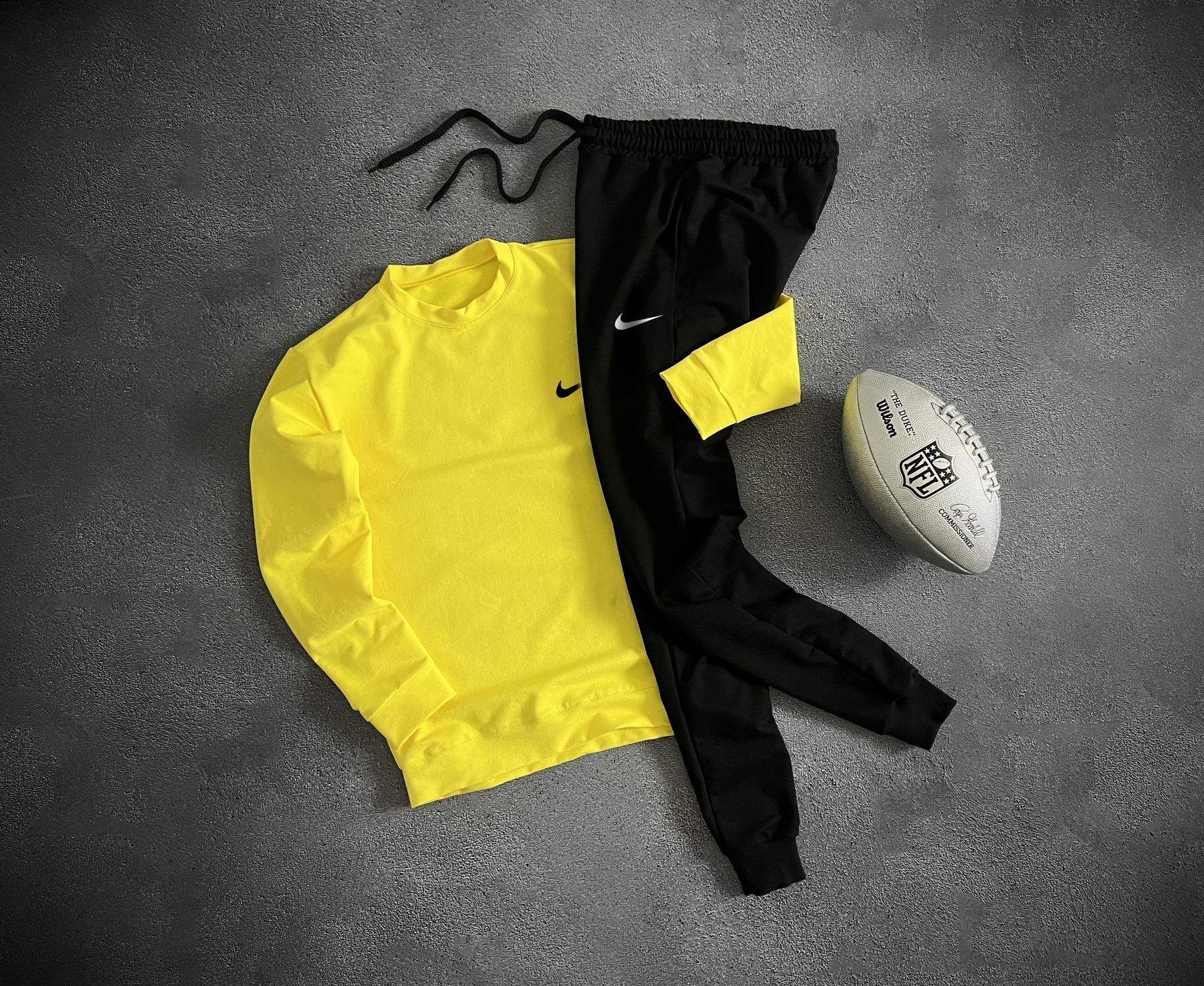 Комплект свитшот Nike весна/осень хлопковый модный и повседневный для путешествий костюм