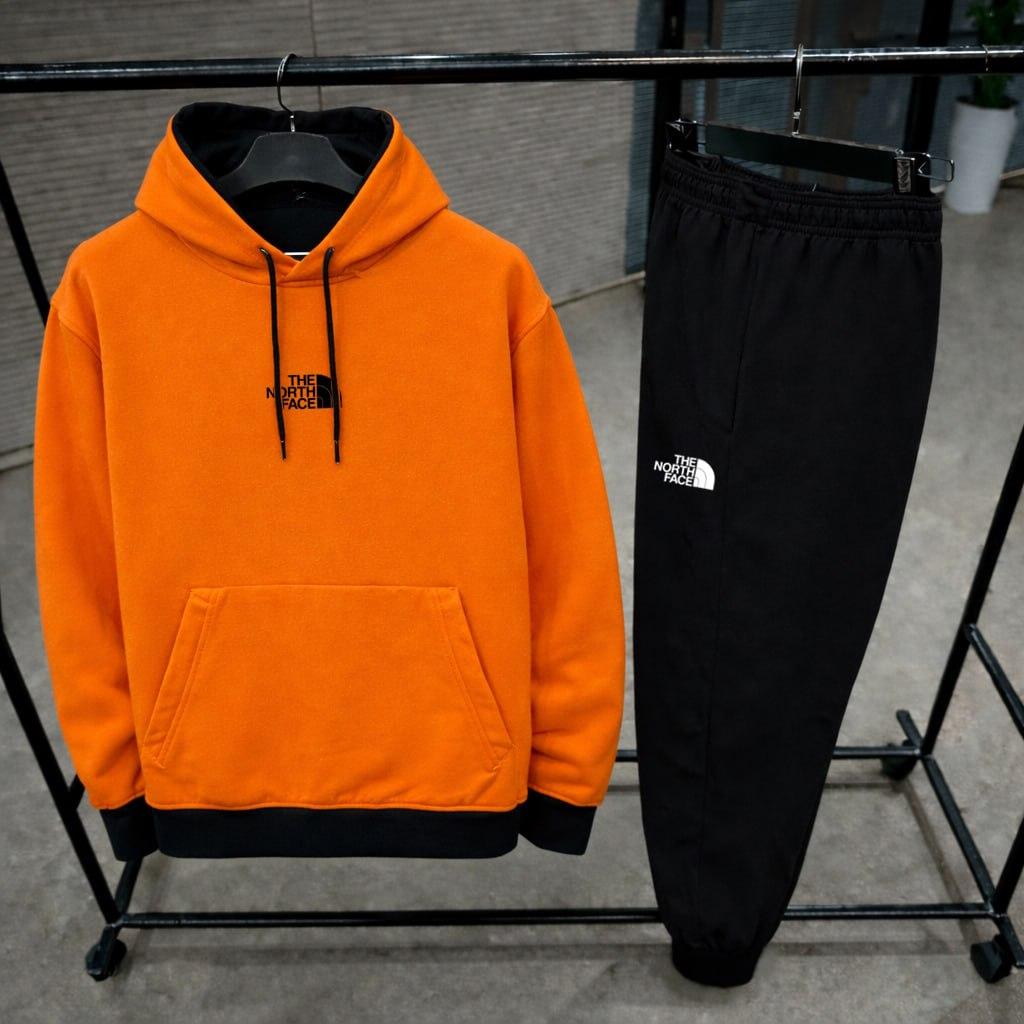 Комплект худі The North Face трикотажний демісезонний якісний та повсякденний у стилі casual костюм