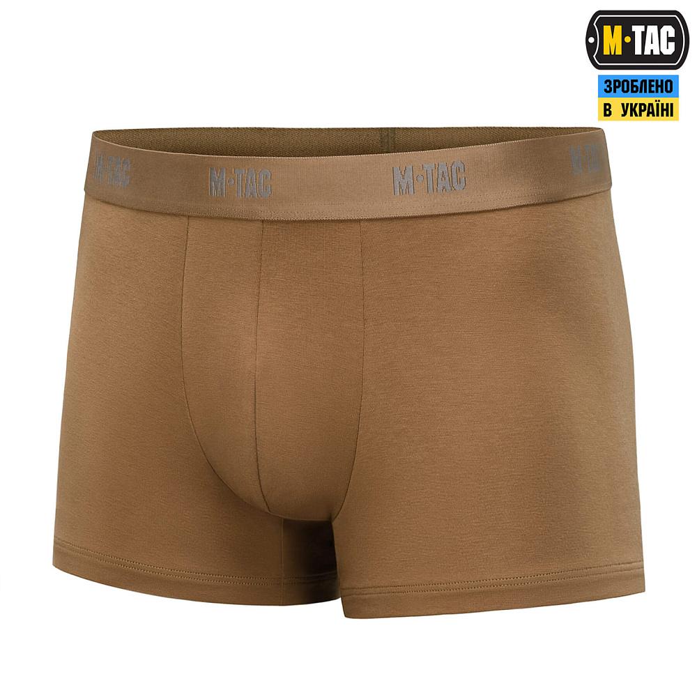 М-Тас Труси Men Cotton Stretch Boxer Briefs Coyote Brown