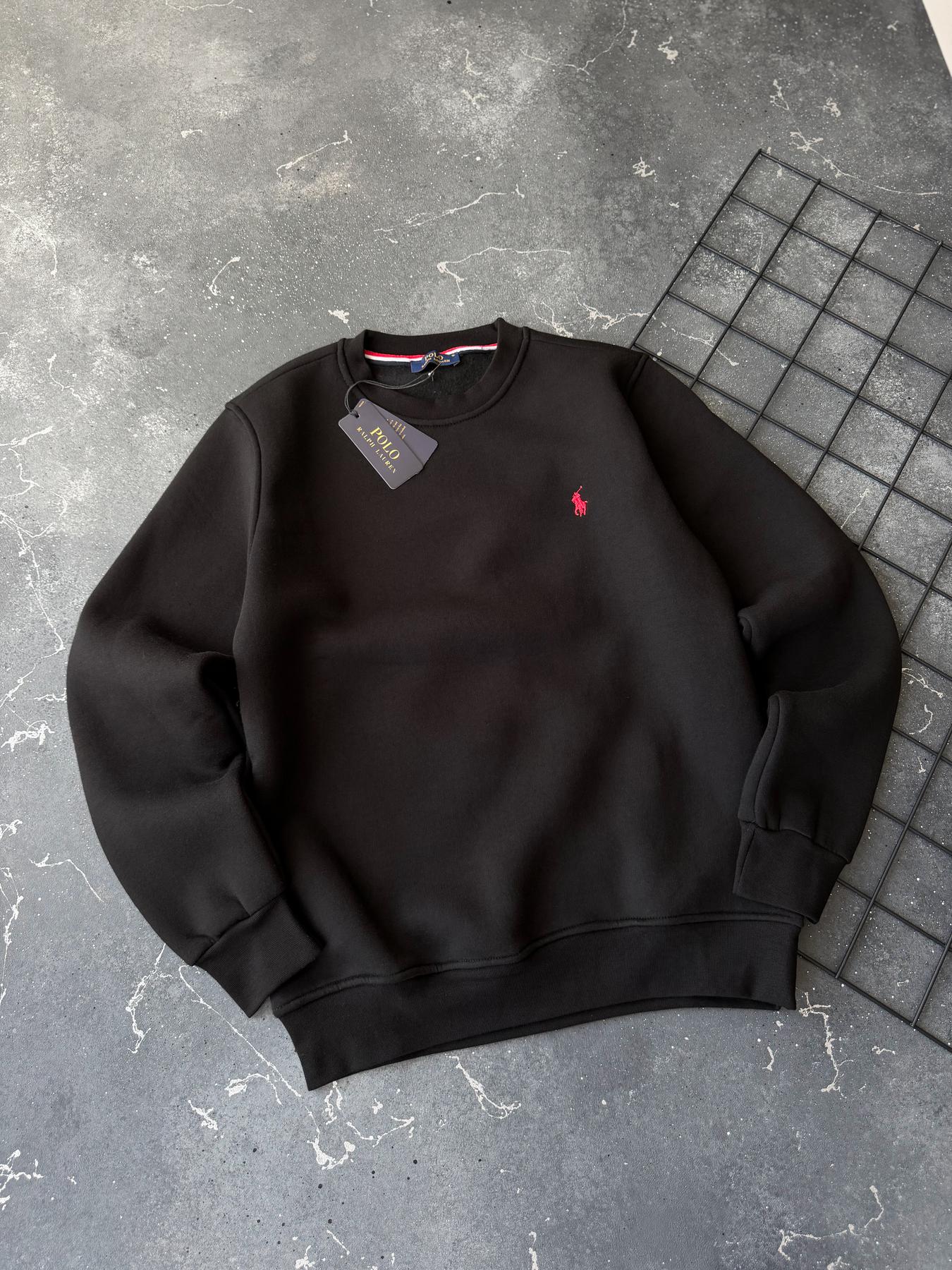 Кофта мужская флис Ralph Lauren всесезонная удобная теплая для путешествий реглан Ральф Лорен
