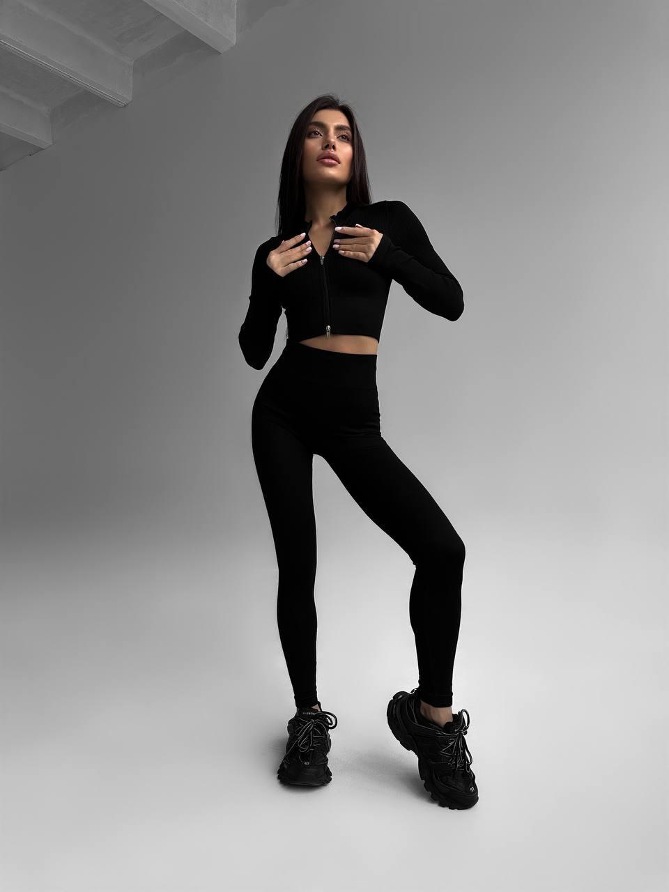 Фітнес костюм FS1740 (Чорний)
