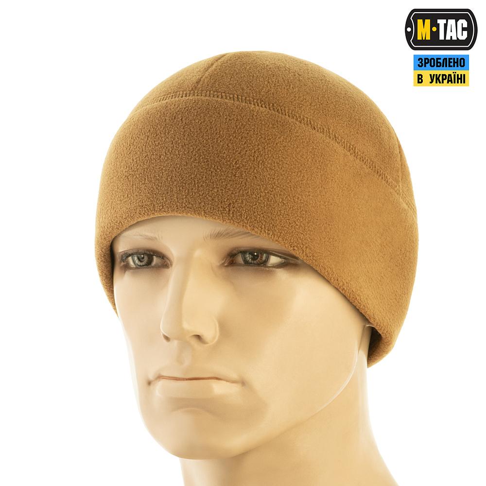 М-Тас Шапка Watch Cap Elite Фліс (320г/м2) with Slimtex Coyote Brown