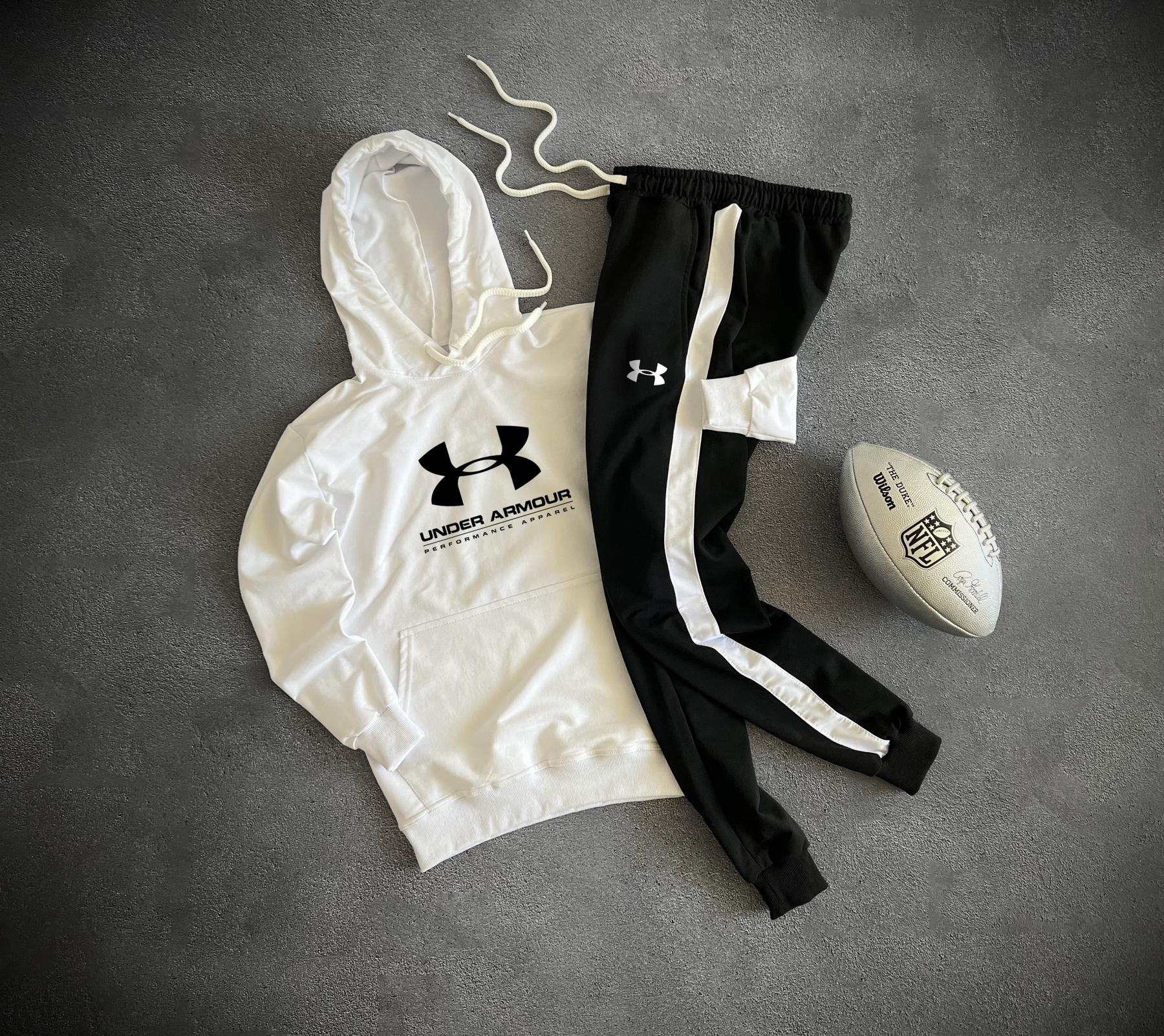 Комплект худі Under Armour весна/осінь бавовняний універсальний та молодіжний для зустрічей з друзями костюм