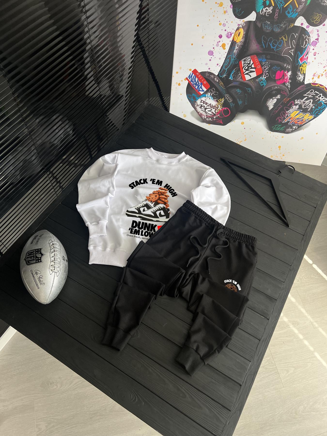 Комплект свитшот Nike двунитка демисезонный качественный и практичный в уличном стиле костюм