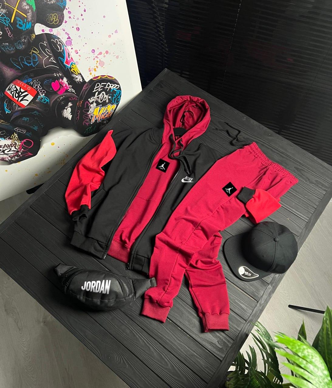 Весняний сет бомбер Nike+Jordan на каждый день костюм комплект одежды