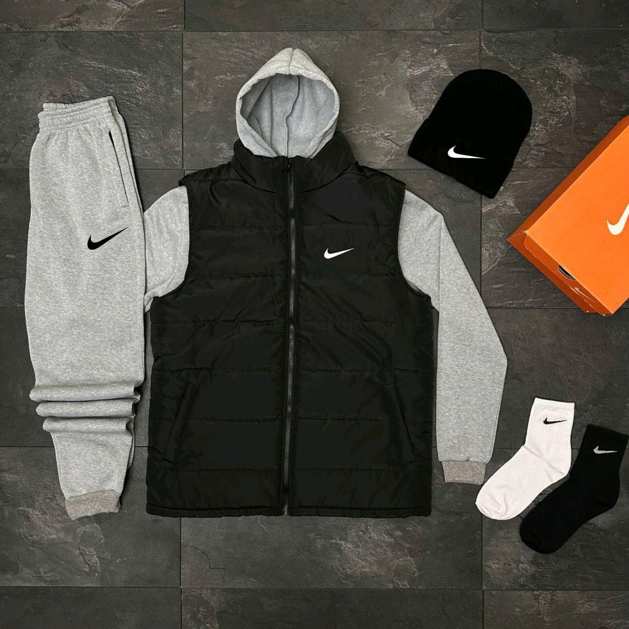 Компллект 4в1 Nike Двохнитка флис для города