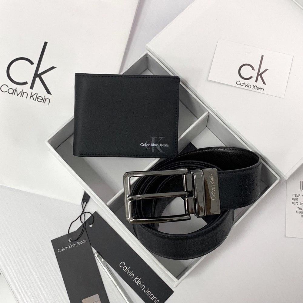 Купить Мужской Подарочный Набор Calvin Klein Мужской Ремень Черный ...