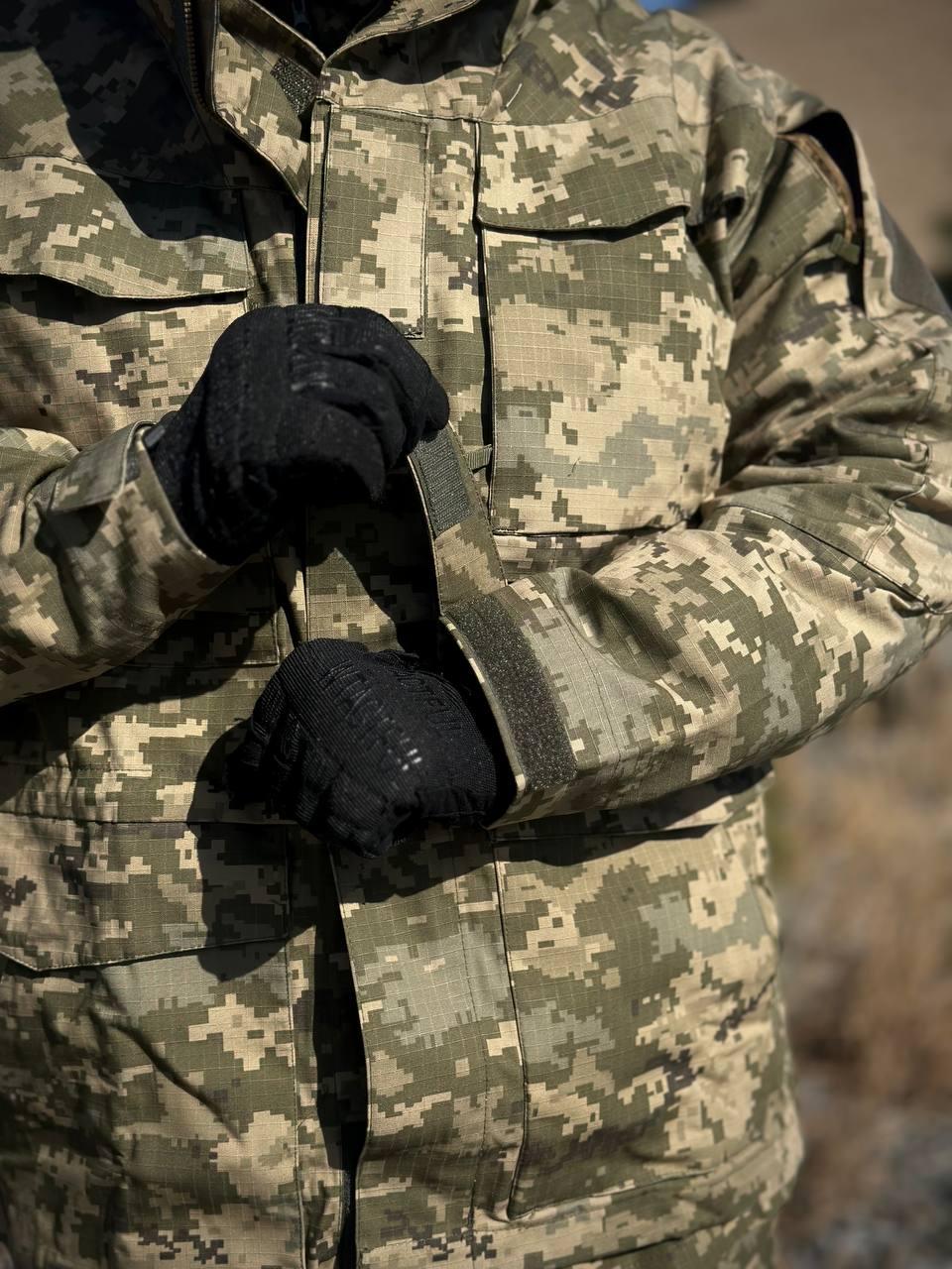 Тактично Штурмова Полегшена Куртка Парка Піксель Military mm14 - фото 4