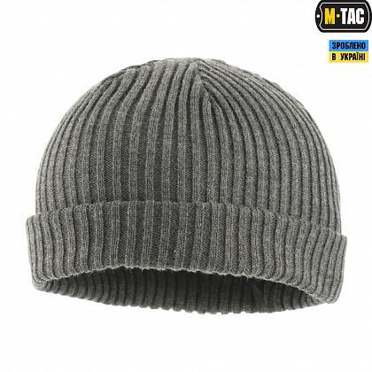М-Тас Шапка в'язана 100% акрил Grey