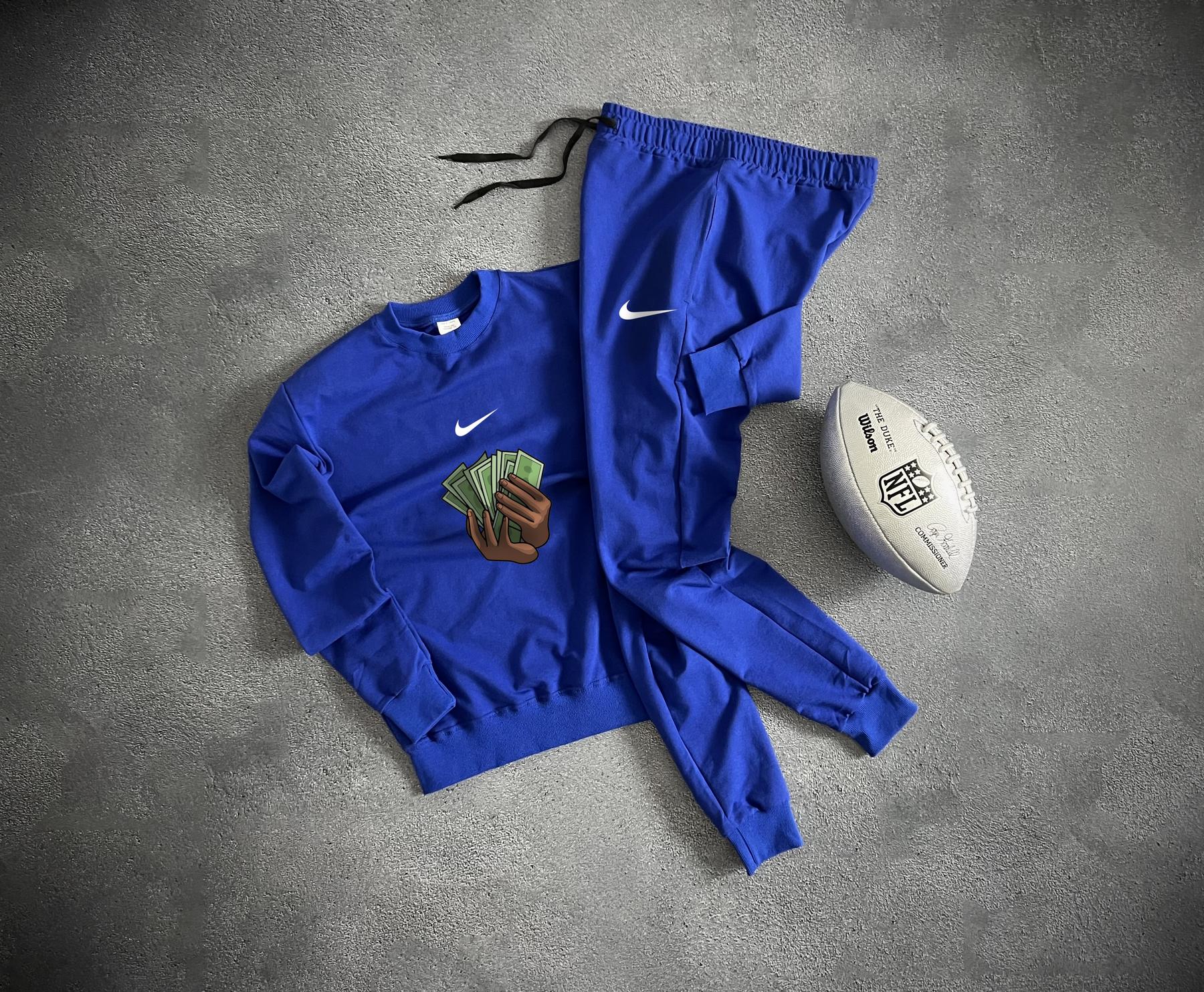 Комплект свитшот Nike весна/осень хлопковый качественный для путешествий костюм